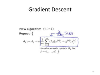 Gradient Descent
33
 