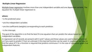 Introduction of Linear Regression (Unit 2).pptx