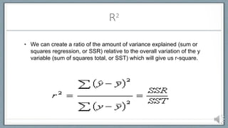 Explained Variance R2 LINEAR REGRESSION ANALYSIS.pptx
