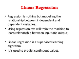 Comprehensive Guide to Linear Regression and Gradient Descent in ...