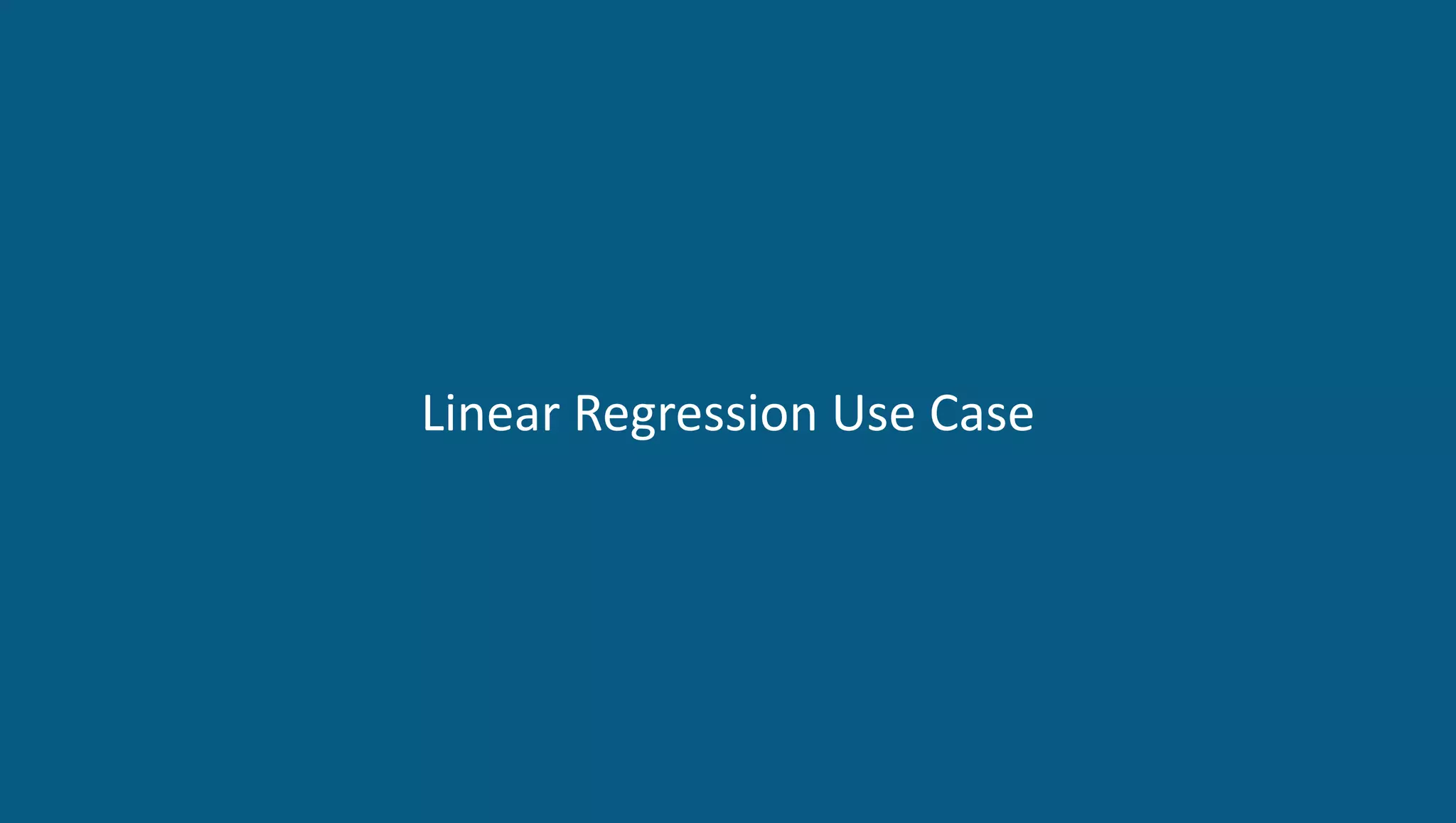 DATA SCIENCE CERTIFICATION TRAINING www.edureka.co/data-science
Linear Regression Use Case
 