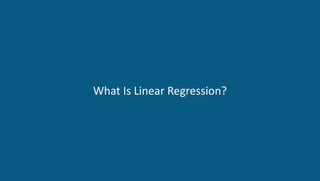 DATA SCIENCE CERTIFICATION TRAINING www.edureka.co/data-science
What Is Linear Regression?
 