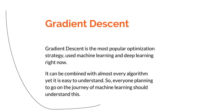 Linear regression with gradient descent | PPT