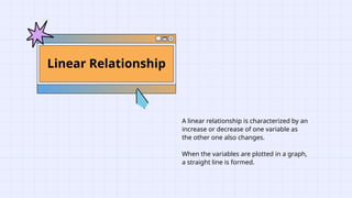 Linear Relationship Education Presentation in a Yellow Red and Blue ...