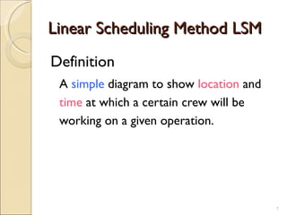 Linear scheduling LSM | PPT