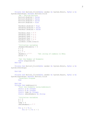 Linear Search Program in Visual Basic 2008 | PDF