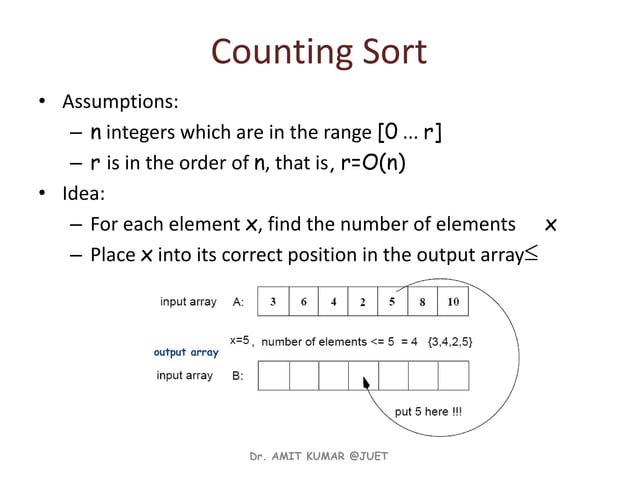 Linear sort