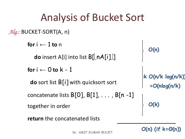 Linear sort