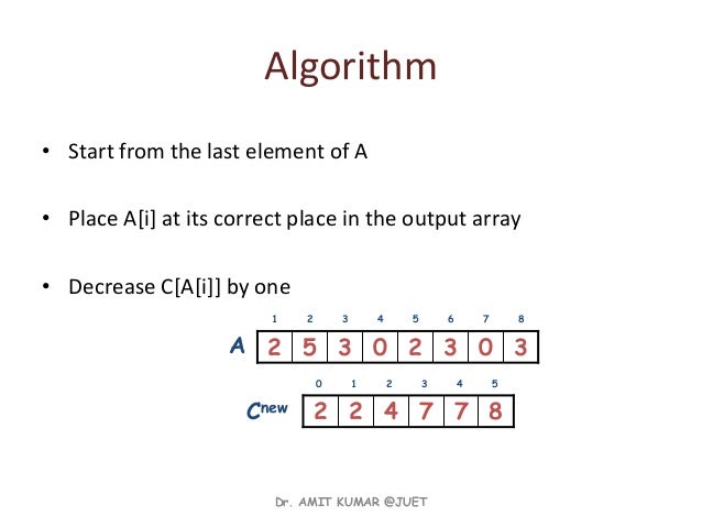 Linear sort