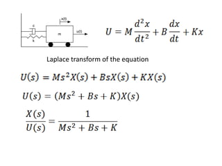 Laplace transform of the equation
 