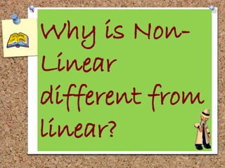 Non Linear Slideshow PowerPoint Presentation on Linear to Non-Linear Text.ppt