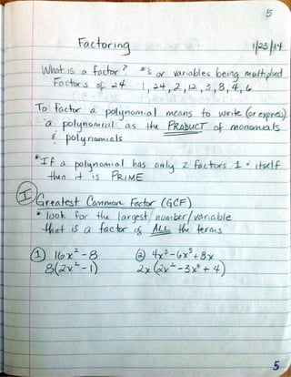 Linear vs. quadratic