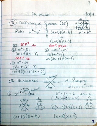 Linear vs. quadratic