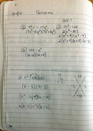 Linear vs. quadratic