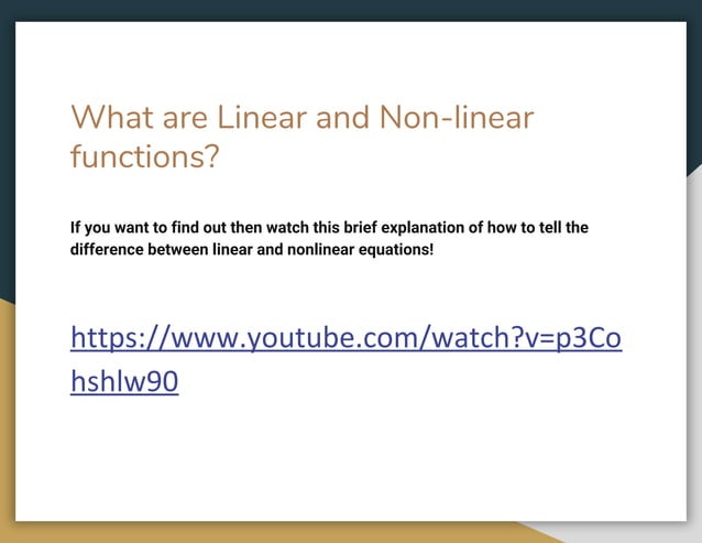 Linear vs non linear (1) | PDF | Technology & Computing