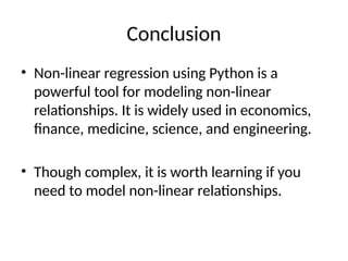 Linear_vs_NonLinear_Regression in economics | PPTX