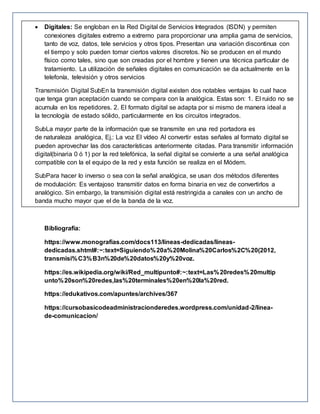 Lineas de comunicacion | DOCX