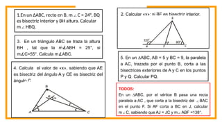 Explorando Líneas Notables y Propiedades de Triángulos en Matemáticas ...