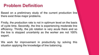 Assembly Line Balancing | Case Study | PPTX