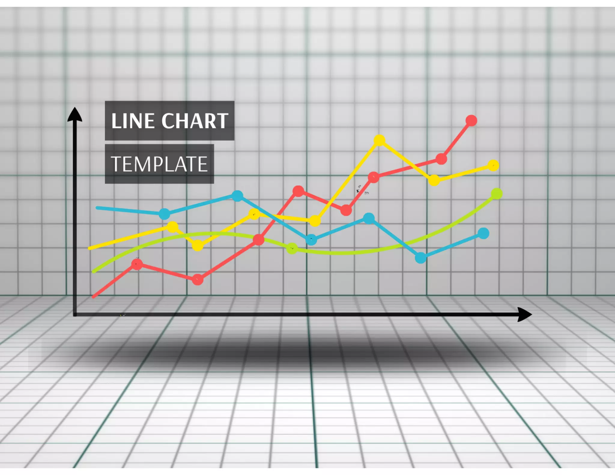 Creative Line Chart Template