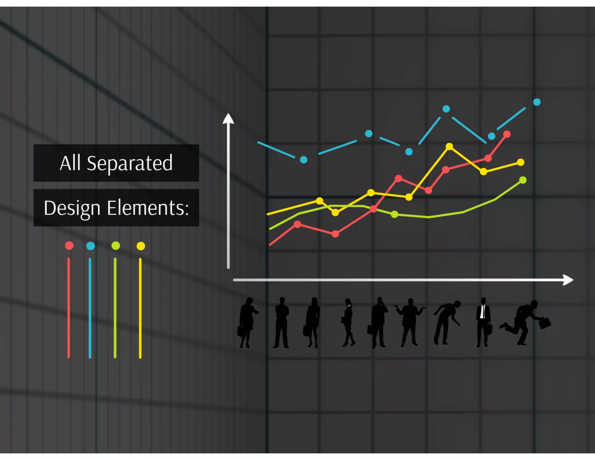 Creative Line Chart Template