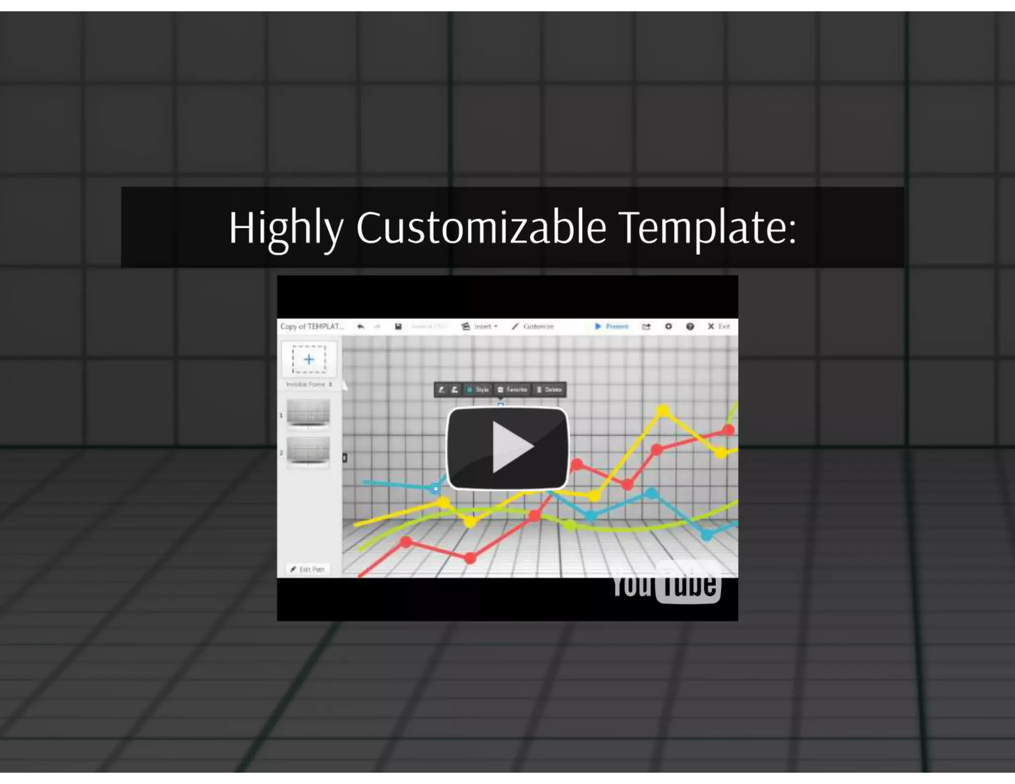 Creative Line Chart Template