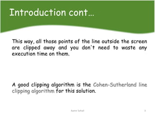 Line clipping algorithm (Detailed) | PPTX