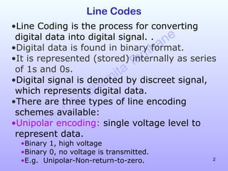 Line codes | PDF