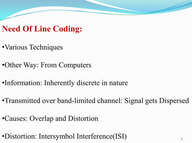 Line coding | PPTX
