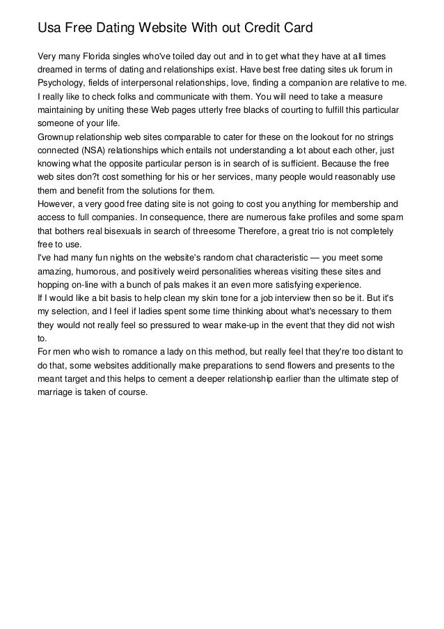 Free To Send And Receive Dating Site In The Usa