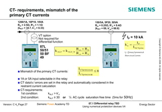 7sd52 Line differential protection 7 sd52x 7sd610. siemens | PPT