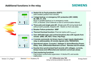 7sd52 Line differential protection 7 sd52x 7sd610. siemens | PPT