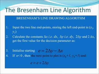 Computer graphics LINE DRAWING algorithm.pptx