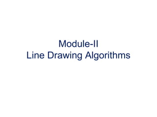 Line drawing algorithm and antialiasing techniques | PPT | Graphics ...