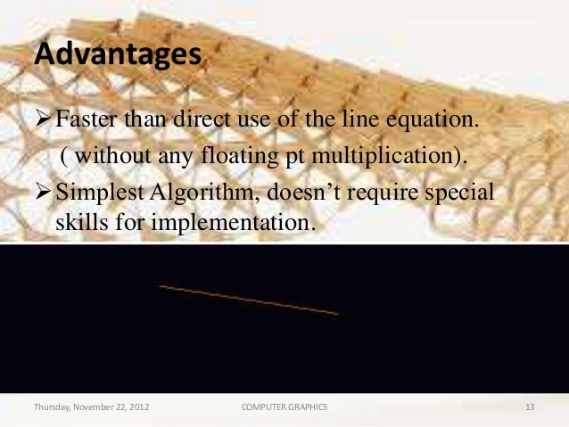 Dda Line Drawing Algorithm For Negative Slope In C : Line drawing algorithms