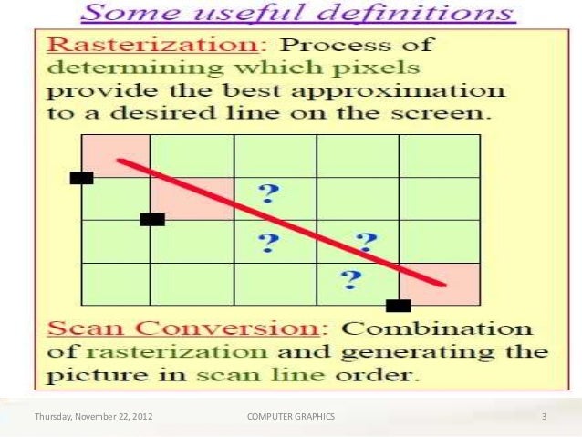Line Drawing Algorithm Slideshare : Line drawing algorithms