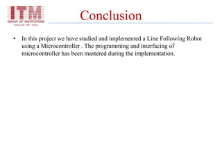 Line follower robot | PPTX