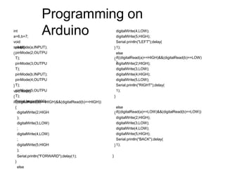 Line following robot