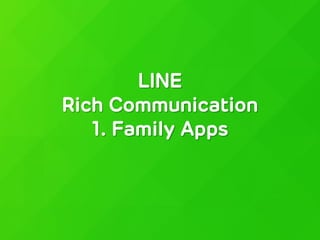 (including Games)
No. of LINE Family Apps
52
 