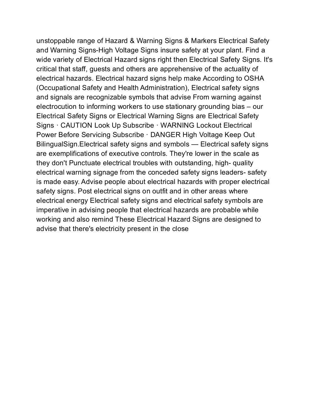 Electrical Safety Signs And Symbols And Their Meaning - vrogue.co