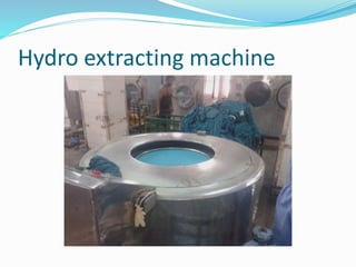 Hydro extracting machine
 