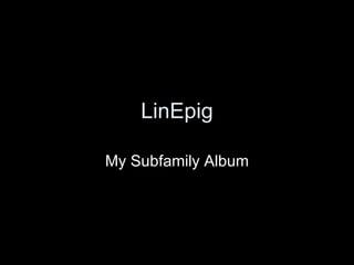 LinEpig My Subfamily Album 