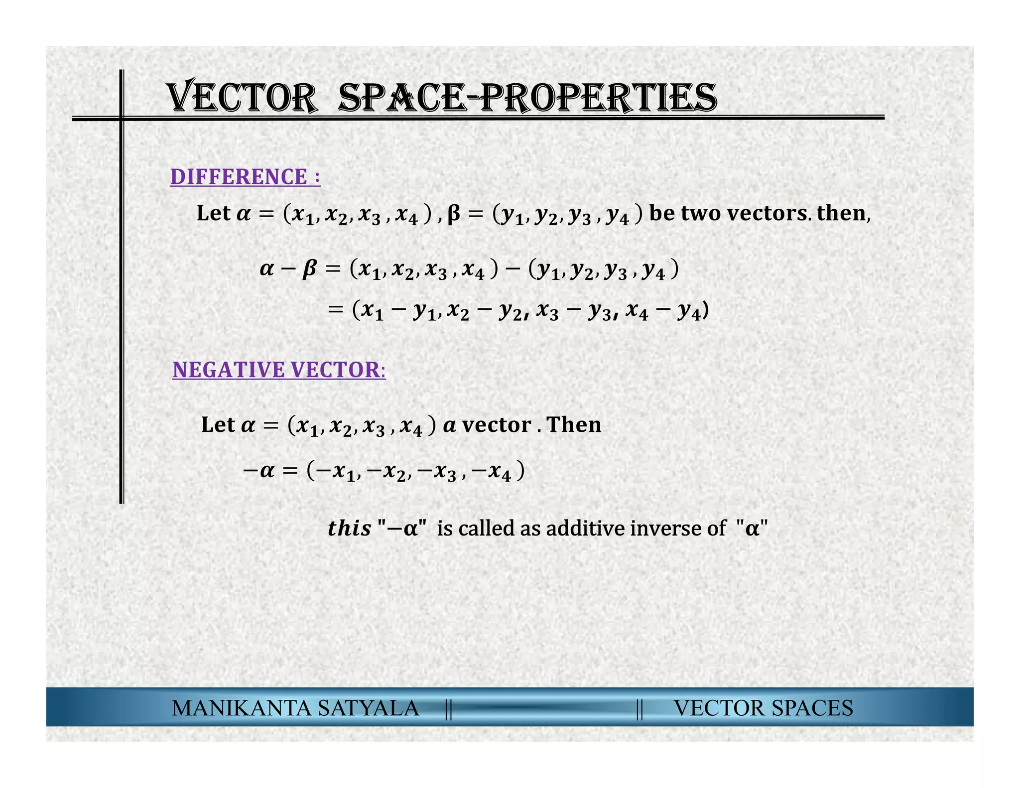 Liner algebra-vector space-1 introduction to vector space and subspace ...