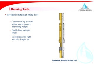 Line Setting Tools Liner hanger design and operations | PDF