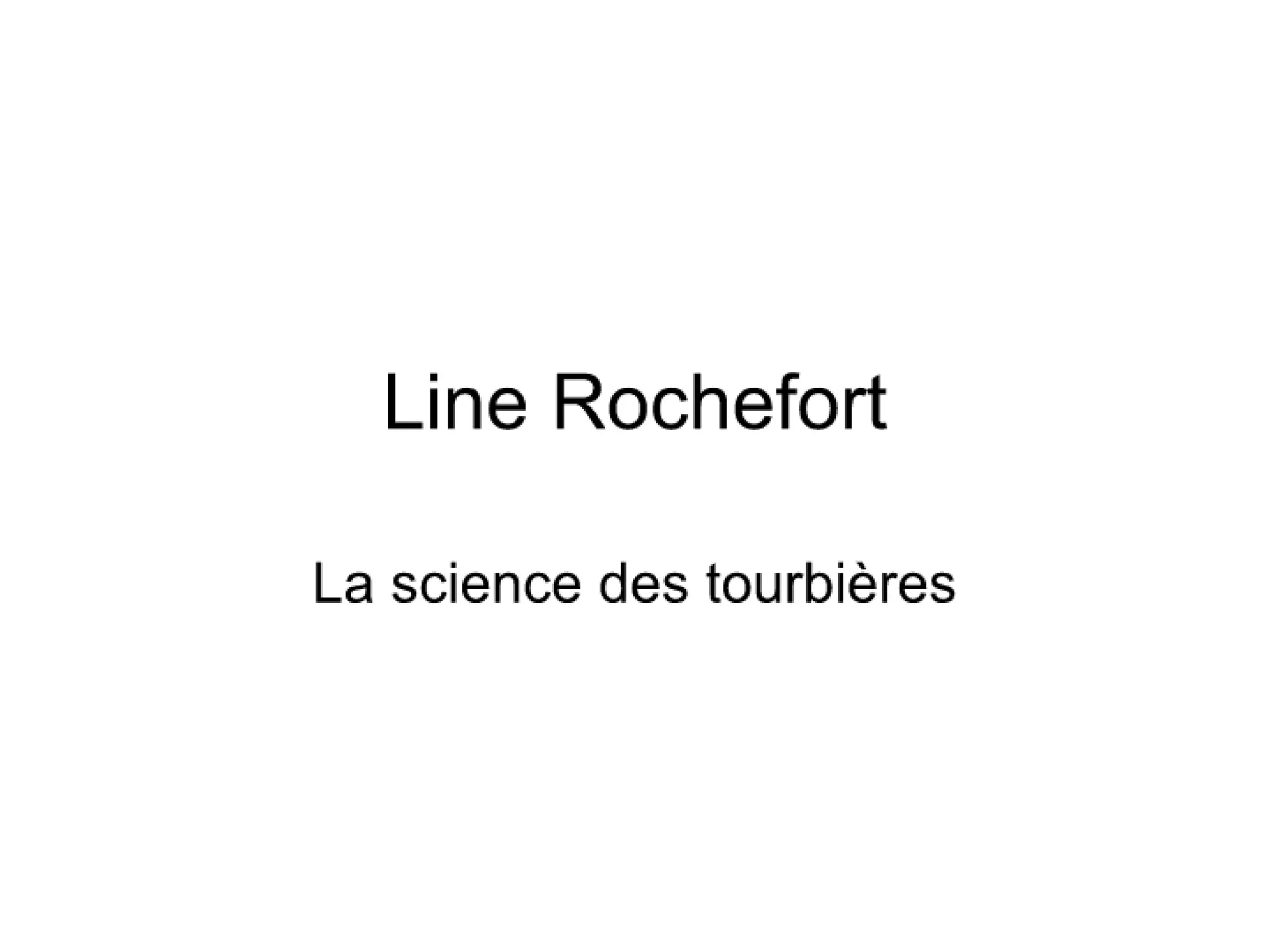Line rochefort | PDF