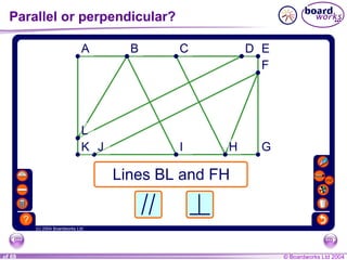 Parallel or perpendicular? 
