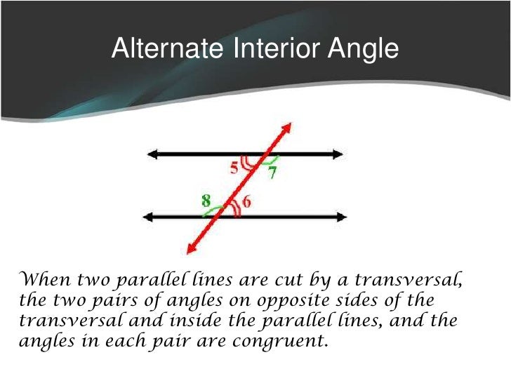 What is co interior angle