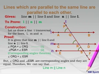 Lines and angles | PPTX