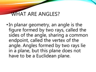 Lines and angles | PPT | Free Download