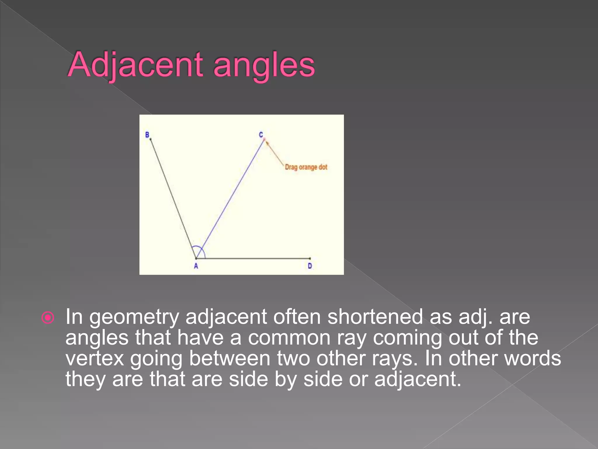 Lines and angles PPT